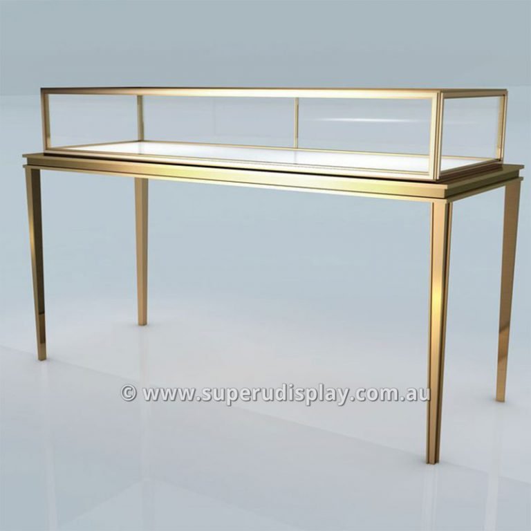 Tempered Glass Jewelry Display Custom Made Shop Fittings for