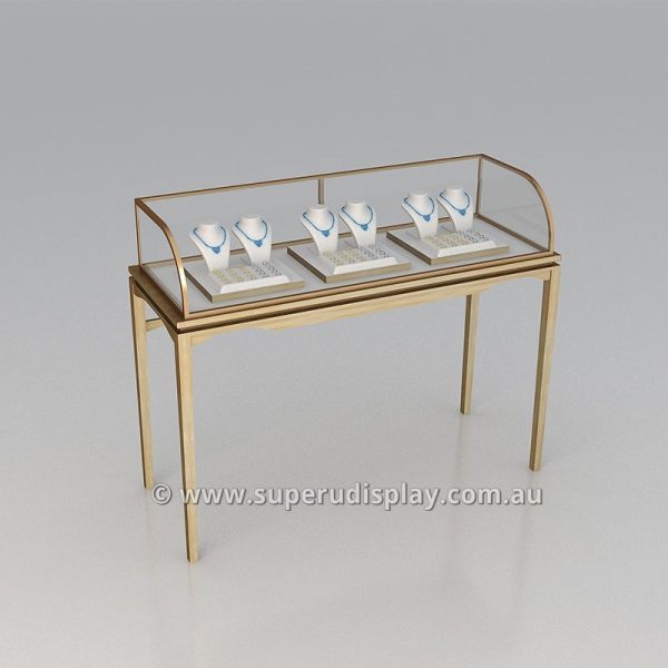 Floor Stand Luxury Glass Jewelry Vitrine Custom Made Shop Fittings for Retail Shops Australia