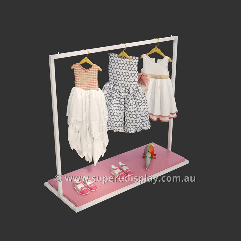 Freestanding Fashion Retail Display Racks Custom Made Shop Fittings
