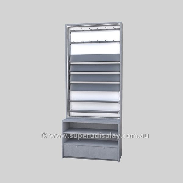 Wall Stand Cell Phone Case Display Rack Custom Made Shop Fittings for